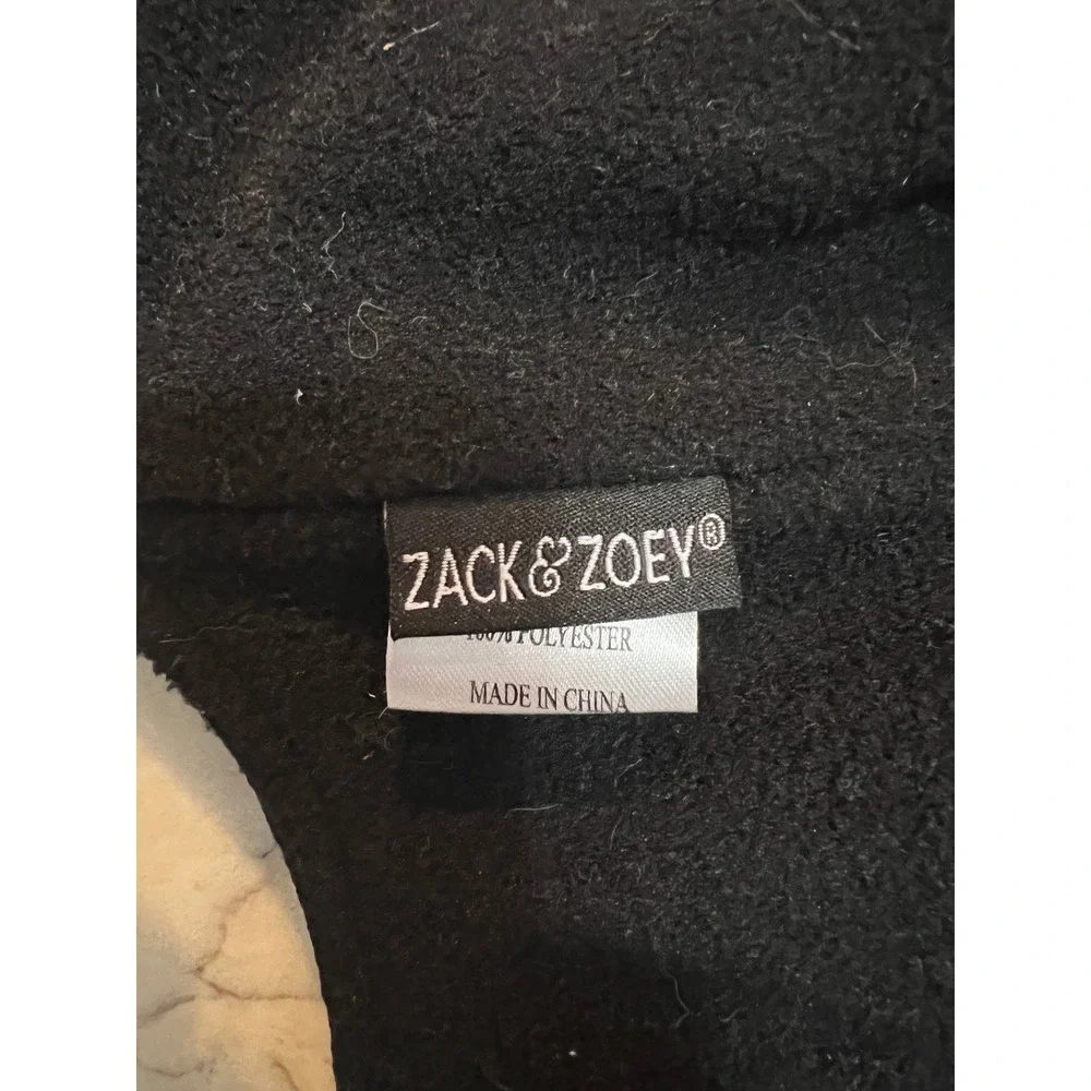 Zack & Zoey‎ Green Buffalo Plaid Sherpa Fleece Dog Vest Jacket Small